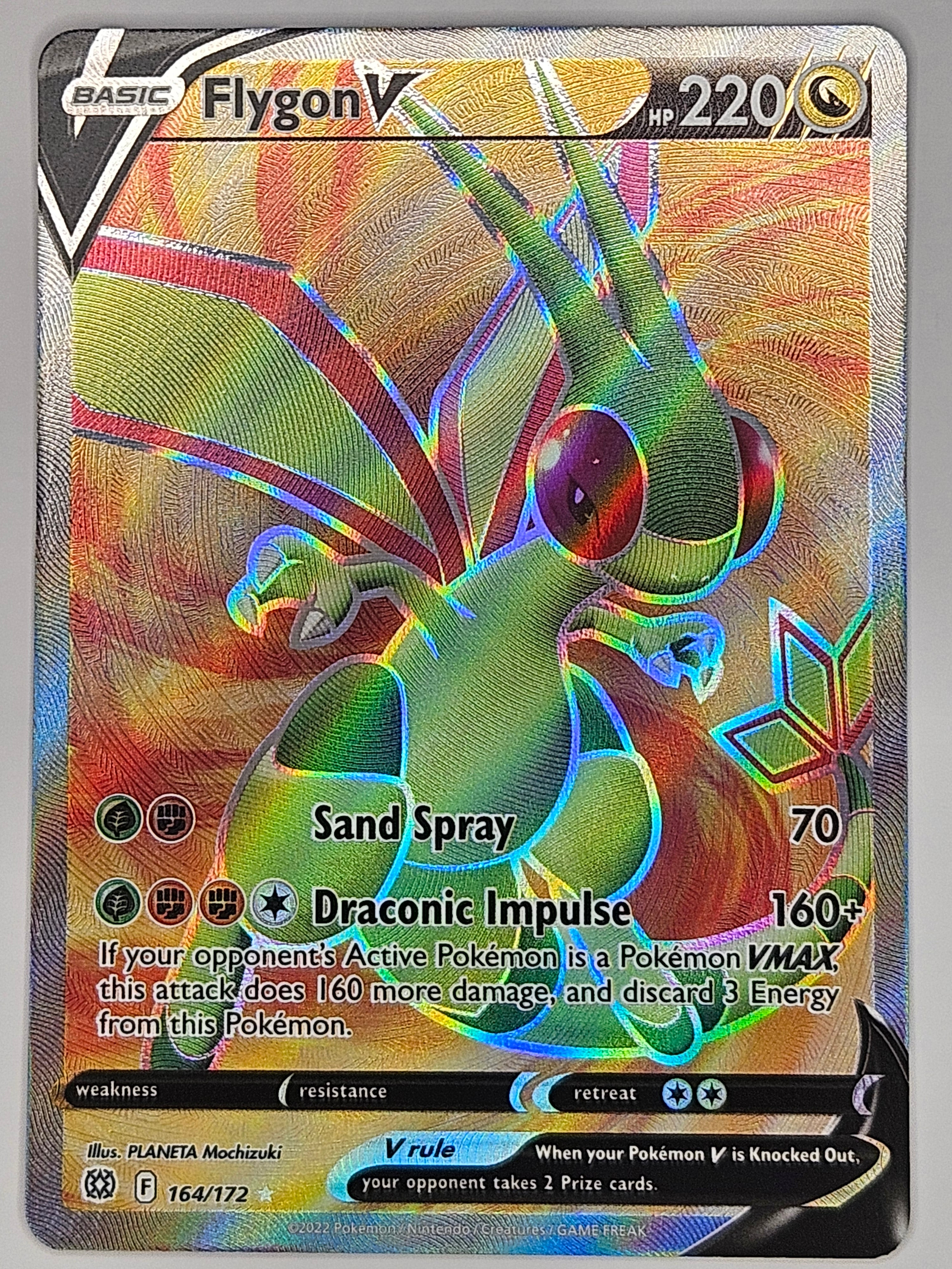 Flygon V 164/172 Full Art Brilliant Stars NM